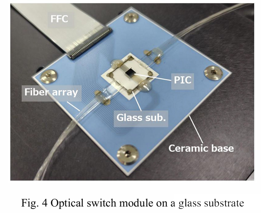 玻璃基板光開關(guān)模塊圖 - 科毅光通信技術(shù)方案