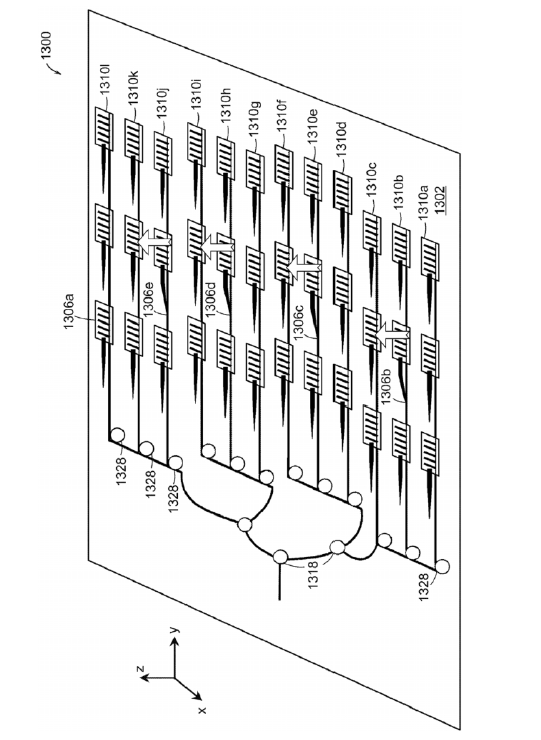 包括分路樹和至少兩種類型的光開關(guān)的光開關(guān)陣列系統(tǒng)的透視圖 - 廣西科毅光開關(guān)