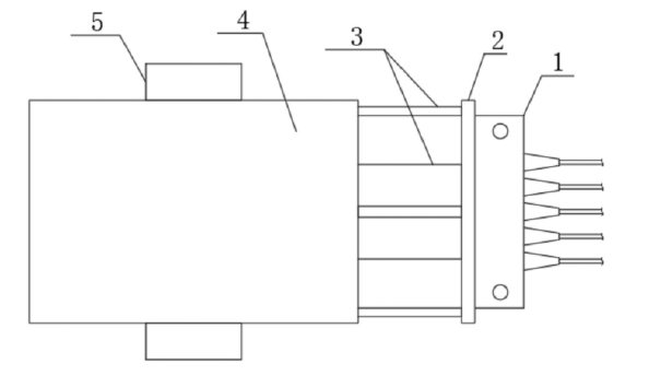抗干擾保偏型磁光開關(guān)整體結(jié)構(gòu)示意圖 - 廣西科毅光通信