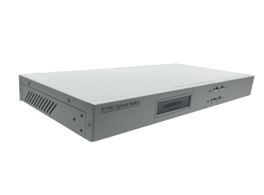 3-1×4 機(jī)架式光開關(guān)產(chǎn)品側(cè)面圖 - 科毅光開關(guān)