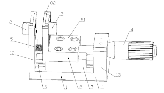 機械式光衰減器部件裝配圖 