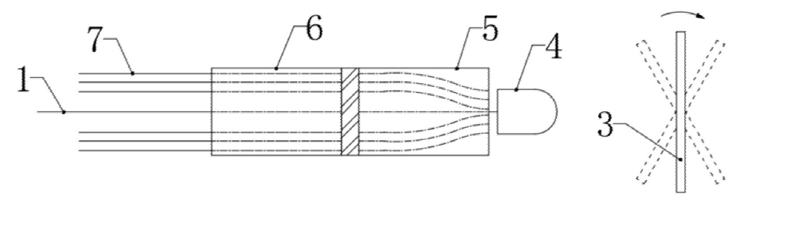 陣列波導(dǎo)式光開關(guān)實(shí)施例一同側(cè)布局結(jié)構(gòu)示意圖 - 廣西科毅光通信 陣列波導(dǎo)式光開關(guān)實(shí)施例一同側(cè)布局結(jié)構(gòu)示意圖 - 廣西科毅光通信